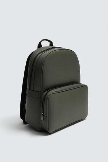 حقيبة ظهر مزخرفة - أخضر كاكي الخاص بـ Zara