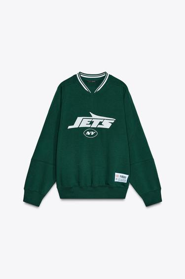 Zara NFL JETS FLEECE SWEATSHIRT - GREEN - Image 0