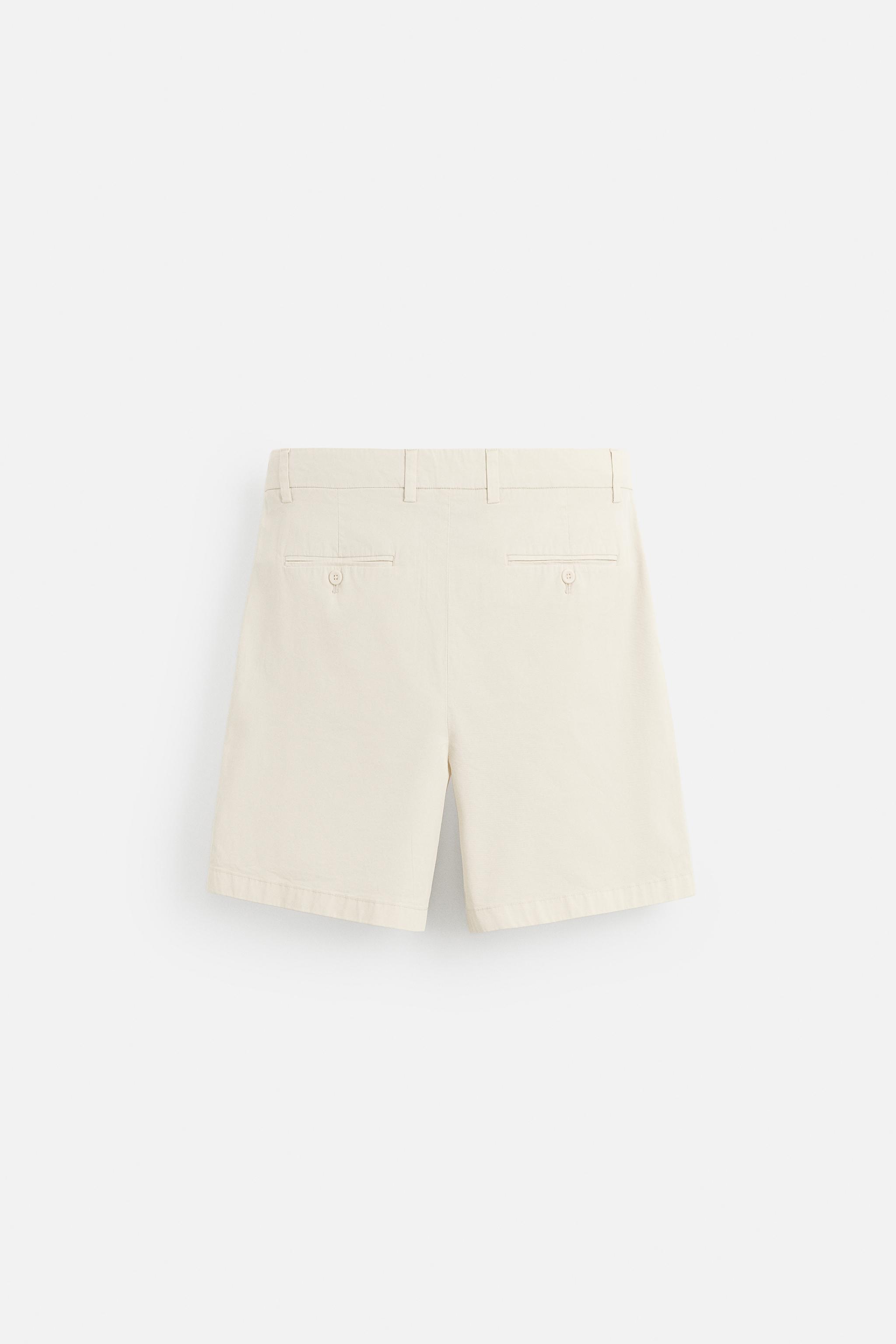 BERMUDA REGULAR FIT PLIS