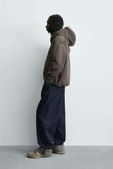 COMBINED FLEECE TECHNICAL JACKET - Mink by Zara - Image 3