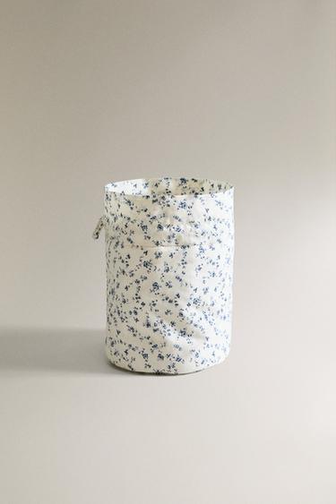BLUE FLORAL BABY BUCKET BAG - Blue by Zara - Image 2