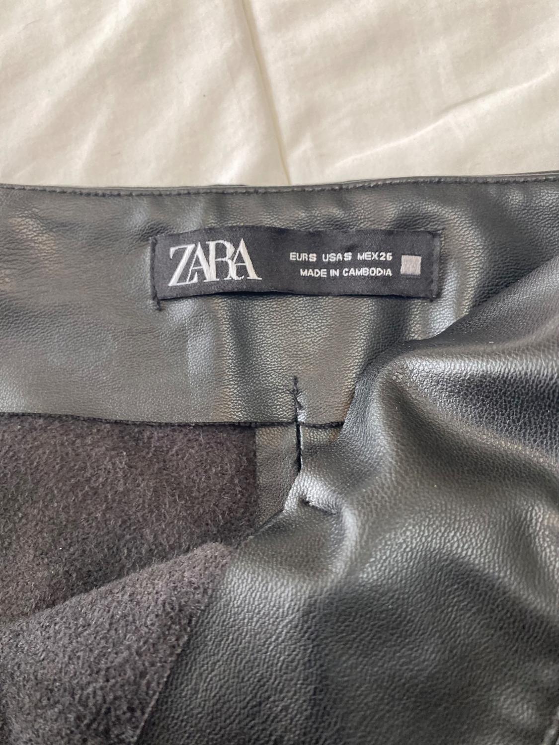 FAUX LEATHER SKORT - Image 5