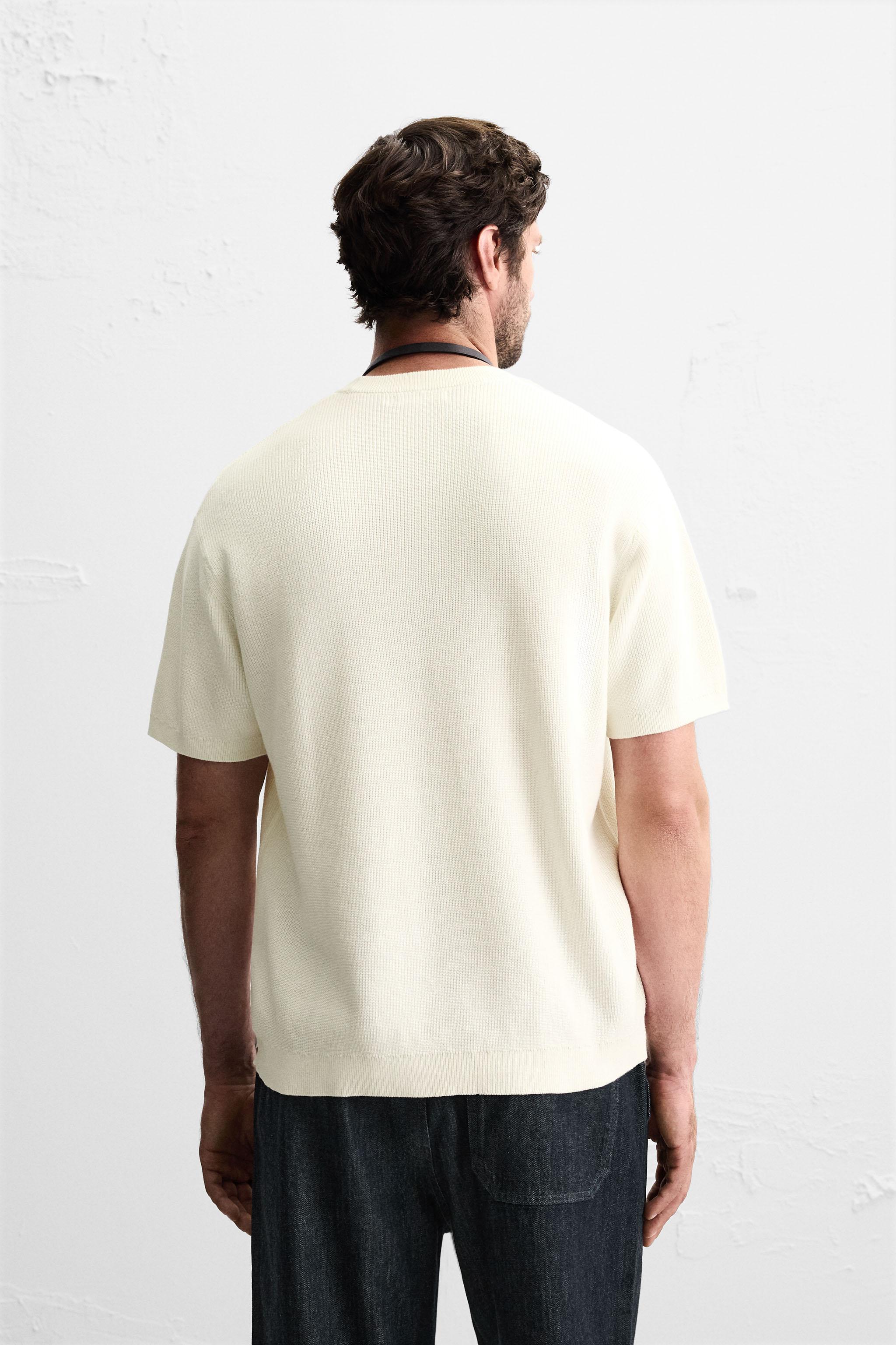 PURL KNIT T-SHIRT