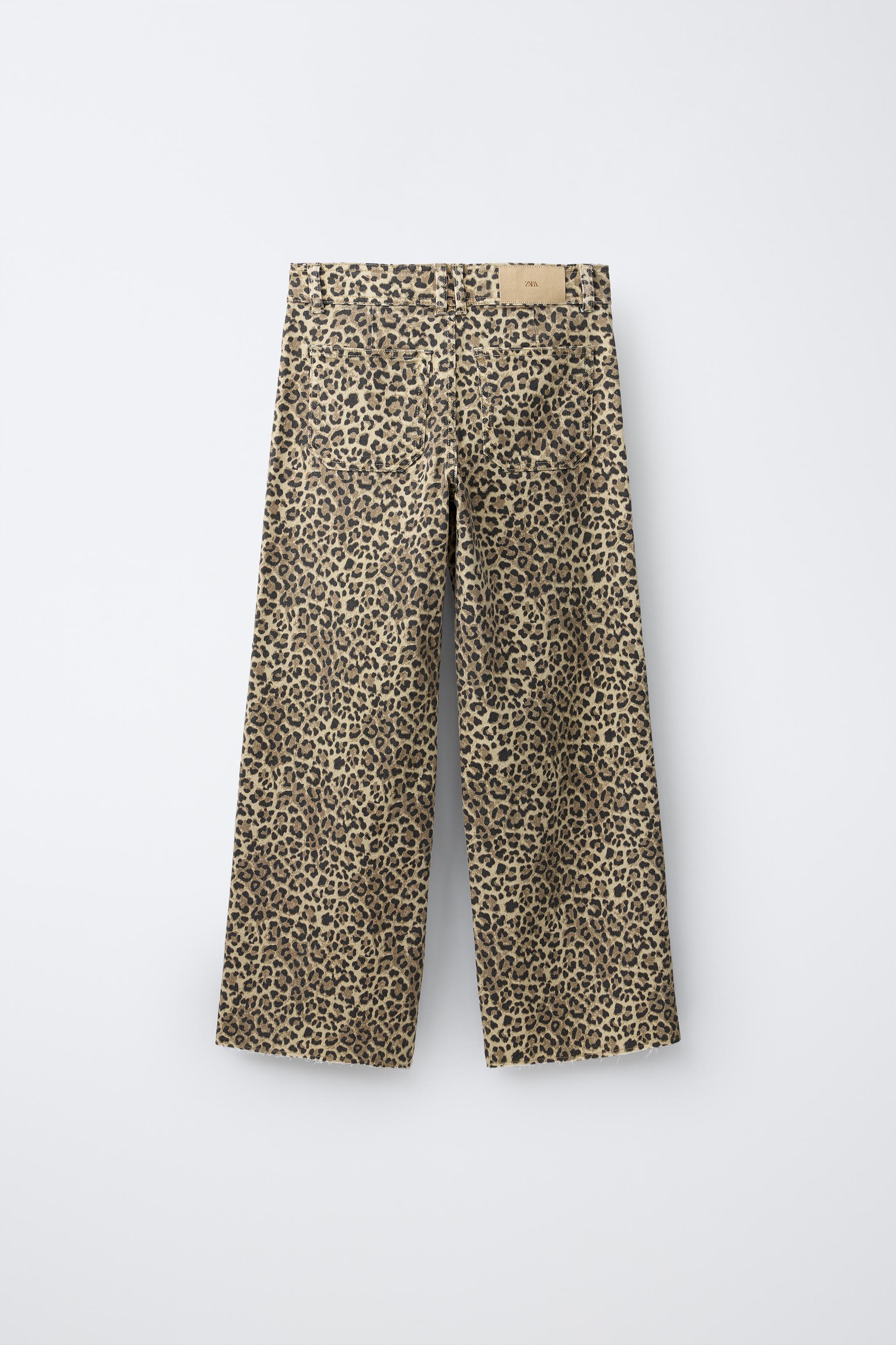 JEAN MARINE À IMPRIMÉ ANIMALIER