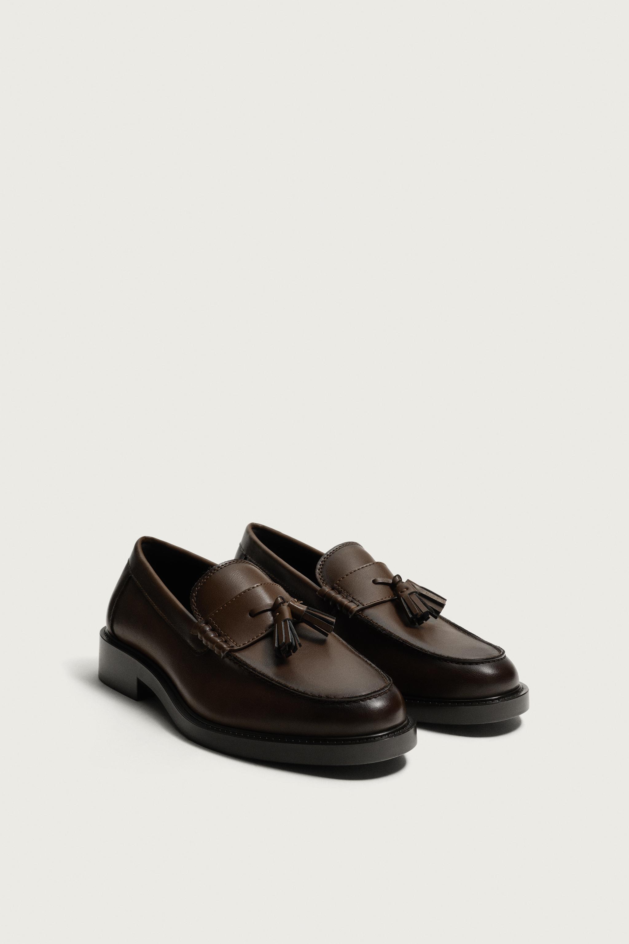 DRESS PENNY LOAFERS — Brown