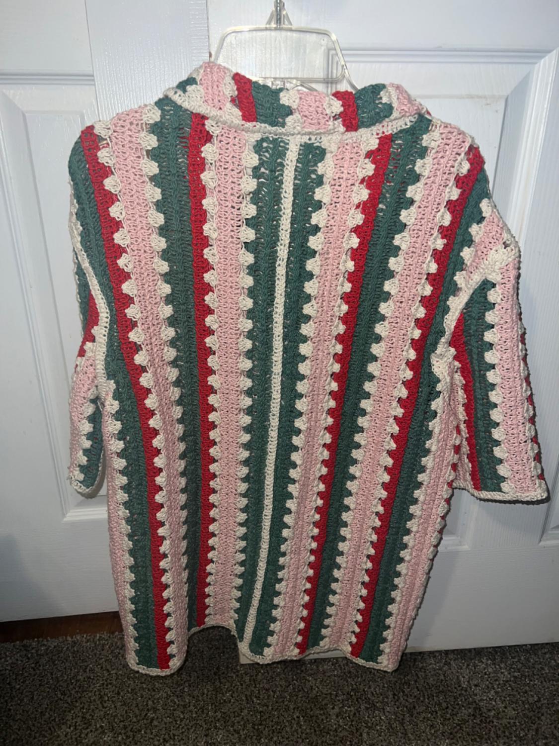 STRIPED CROCHET SHIRT LIMITED EDITION - Image 2