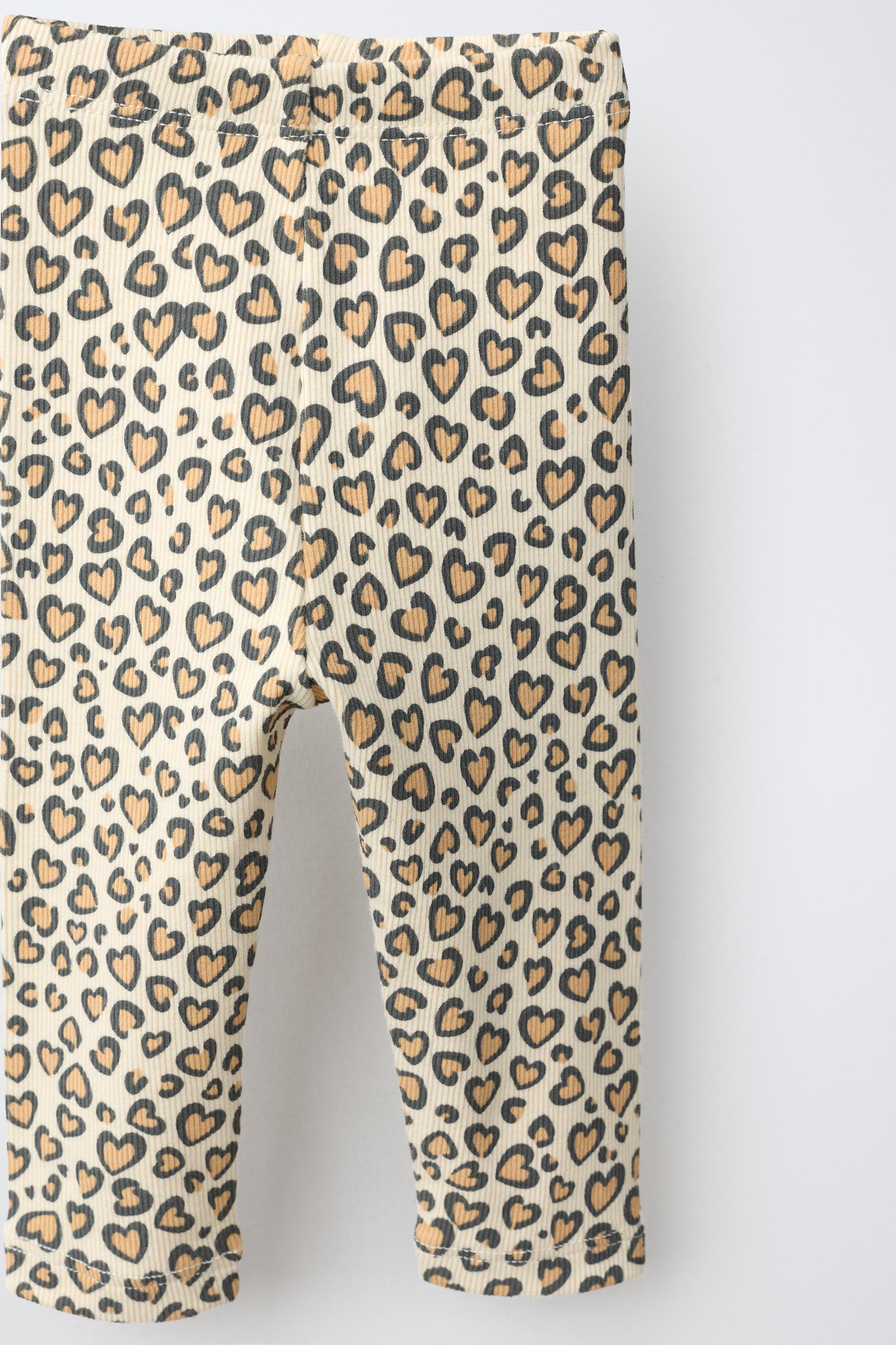 Детские свитеры Zara ANIMAL PRINT SWEATSHIRT AND LEGGINGS SET — фото 6
