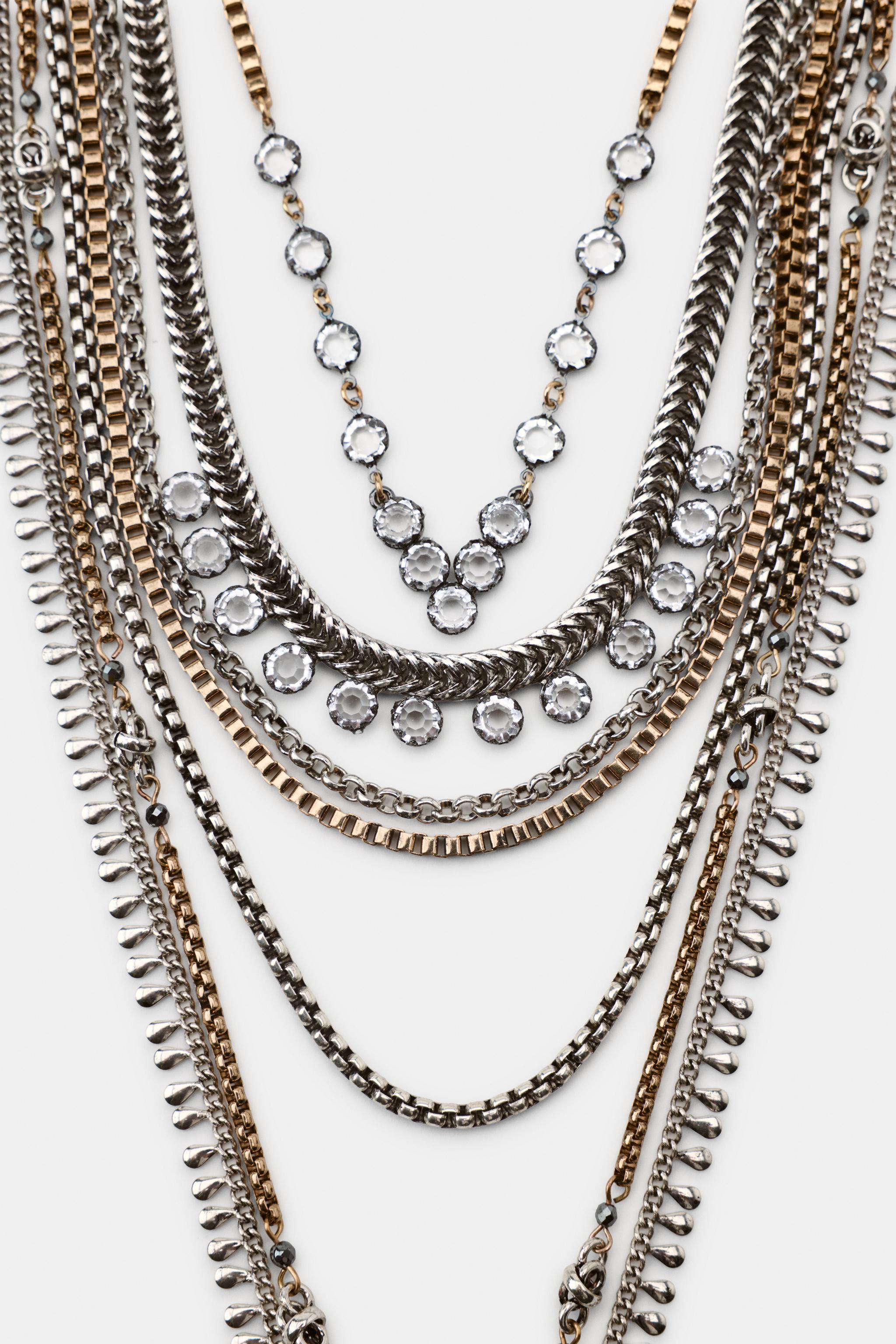 COLLIER BIMATIÈRE FANTAISIE BRILLANT