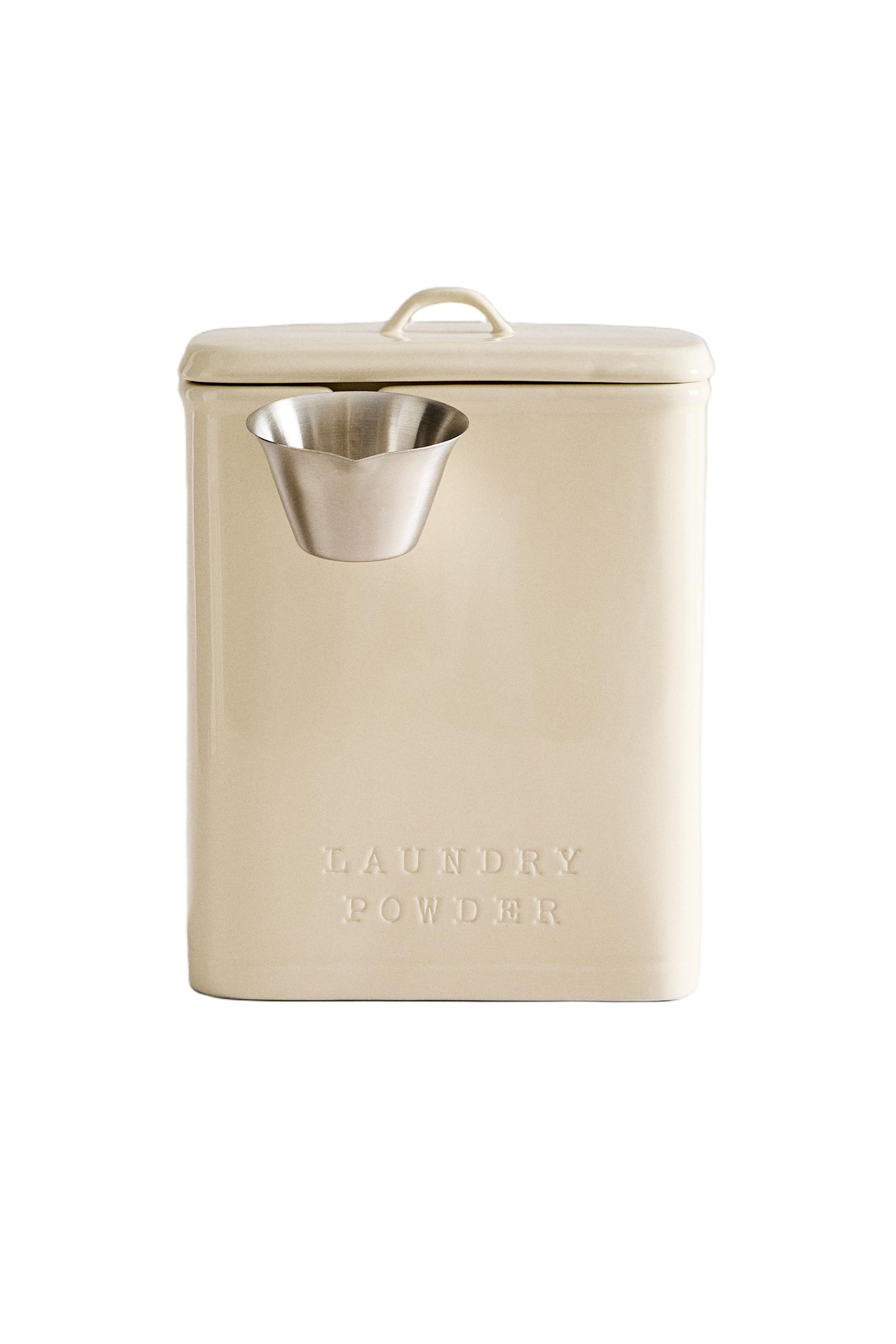 DETERGENT JAR WITH SCOOP - Cream | ZARA United States