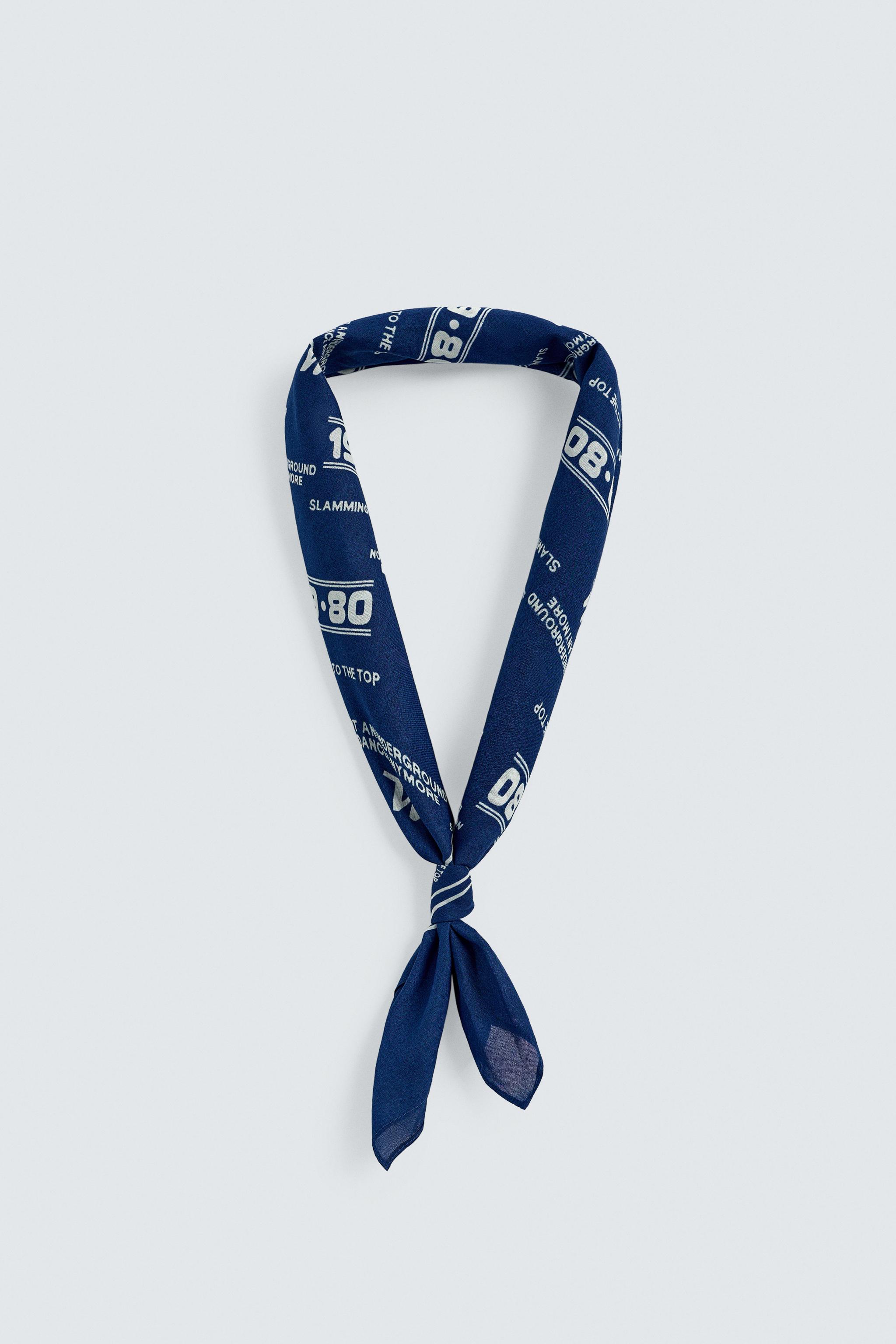 BANDANA À IMPRIMÉ GÉOMÉTRIQUE