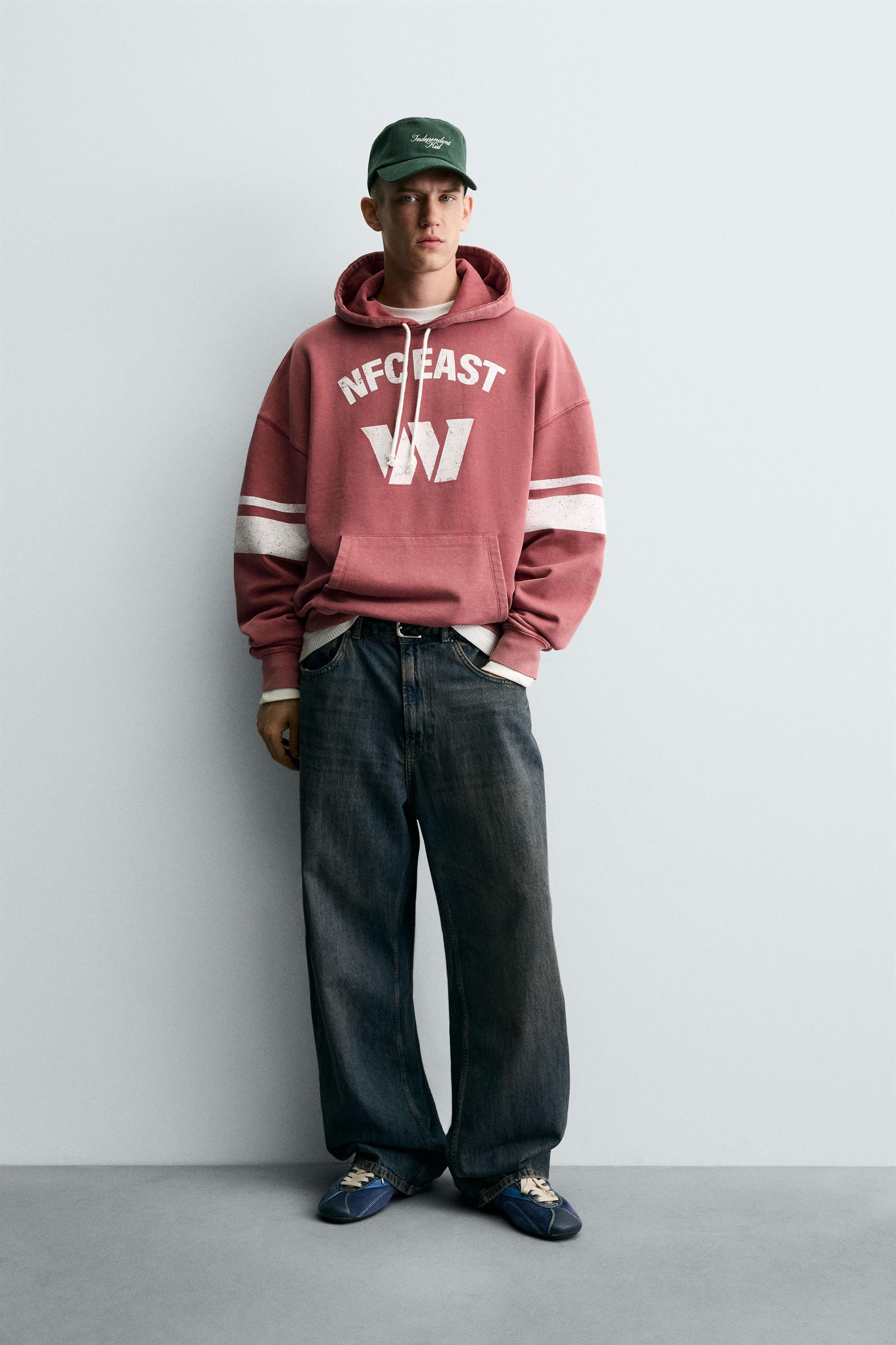 NFLワシントンコマンダーズフーディ - レッド | ZARA Japan / 日本