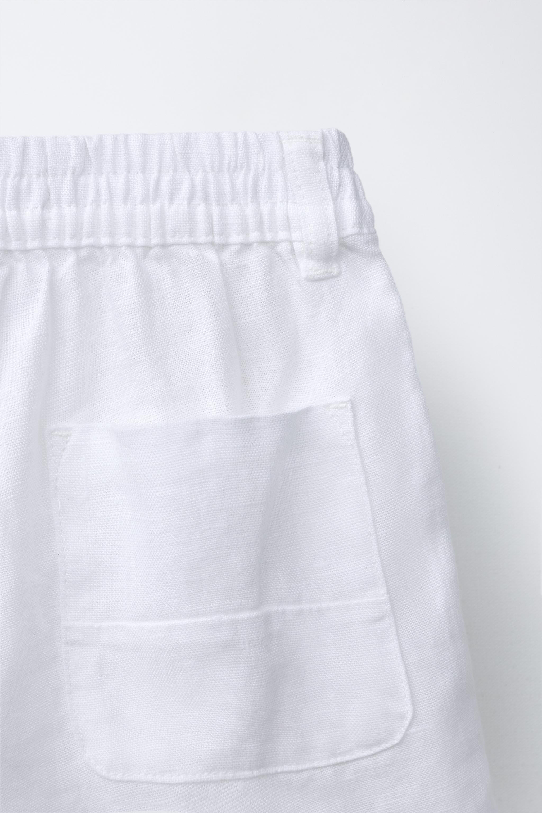 100% LINEN SHORTS