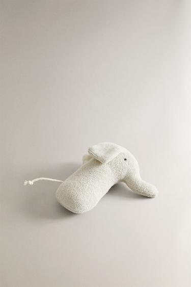 PELUCHE ENFANT HOCHET ÉLÉPHANT - Gris de Zara - Image 1