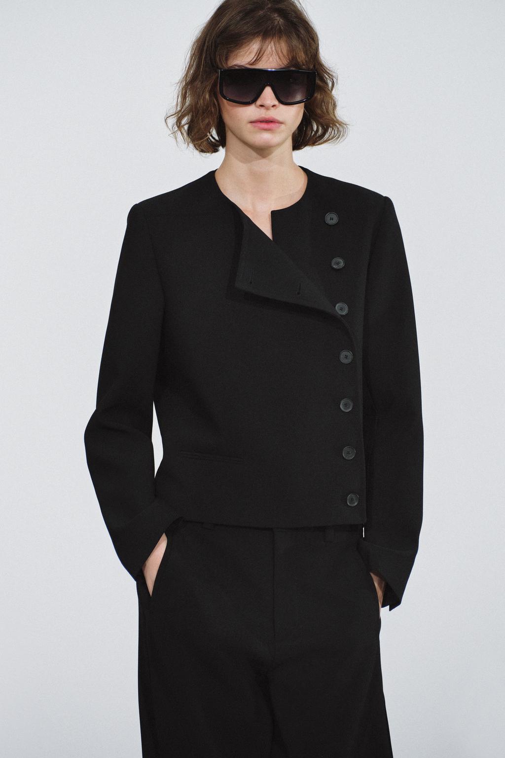 ZW COLLECTION SIDE LAPEL BLAZER