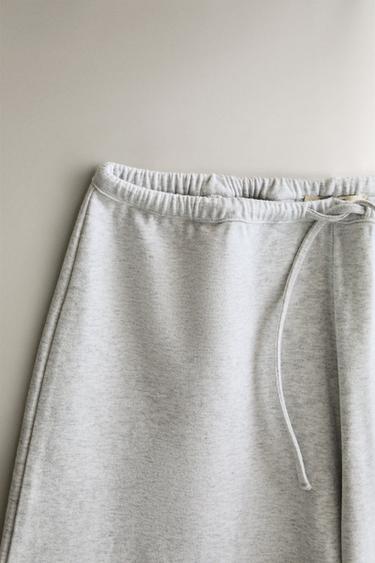 COTTON TROUSERS - Grey by Zara - Image 1