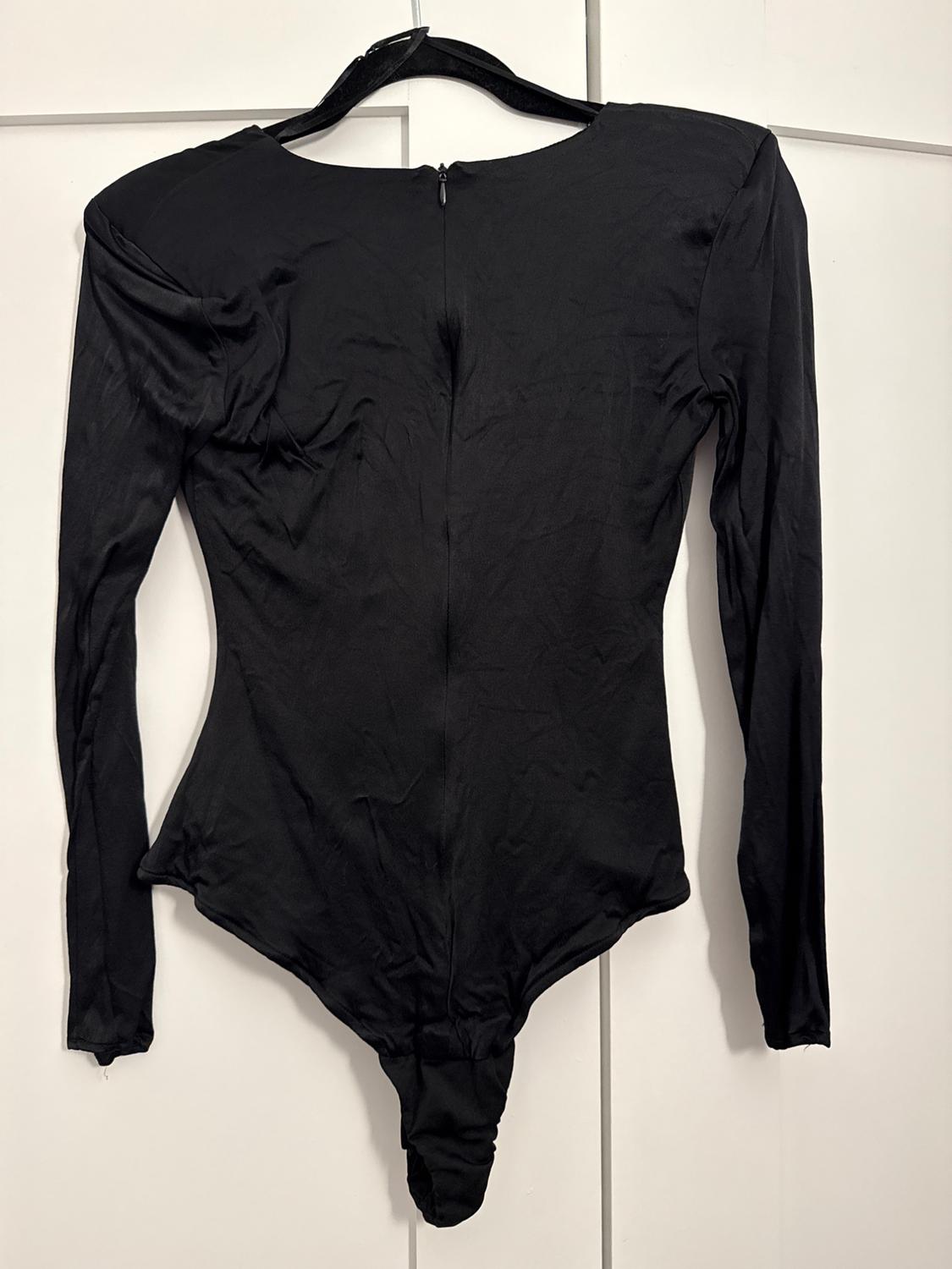 RUCHED SATIN EFFECT BODYSUIT - Image 4