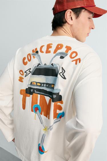 T-SHIRT ILLUSTRATION BACK TO THE FUTURE© UCS LLC AND AMBLIN X DYLAN´S T-SHIRT CLUB X ZARA - blanc de Zara - Image 6