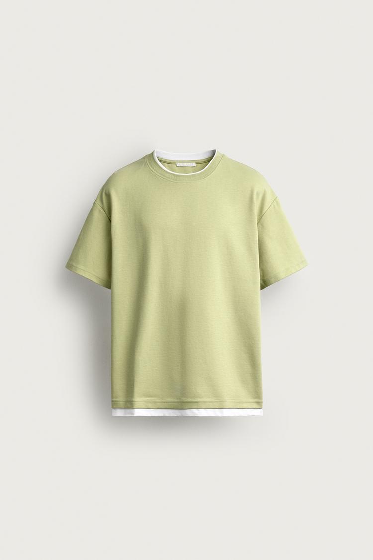 CONTRAST RELAXED FIT T-SHIRT