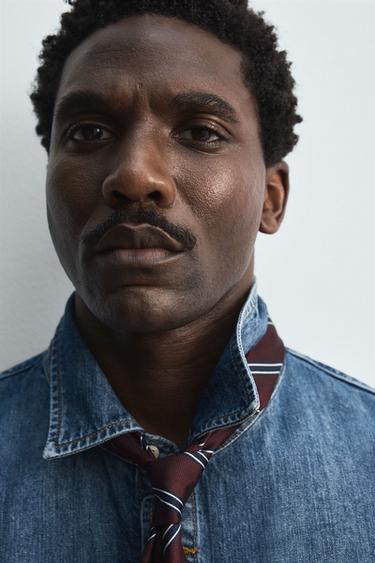 LIMITED EDITION DENIM SHIRT - Mid-blue by Zara - Image 4