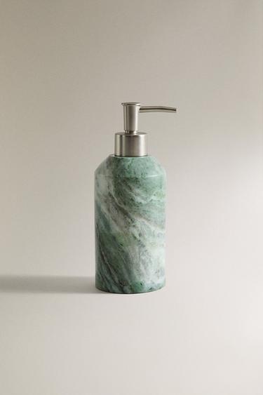 GREEN MARBLE SOAP DISPENSER - Greens by Zara