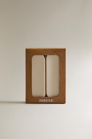 LOT REPOSE-COUVERTS RÉSINE (LOT DE 4) - Beige clair de Zara - Image 3