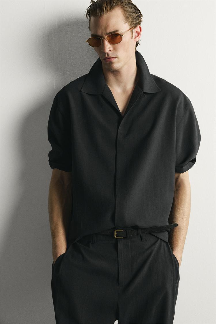 Camisa fluida de corte relajado 6
