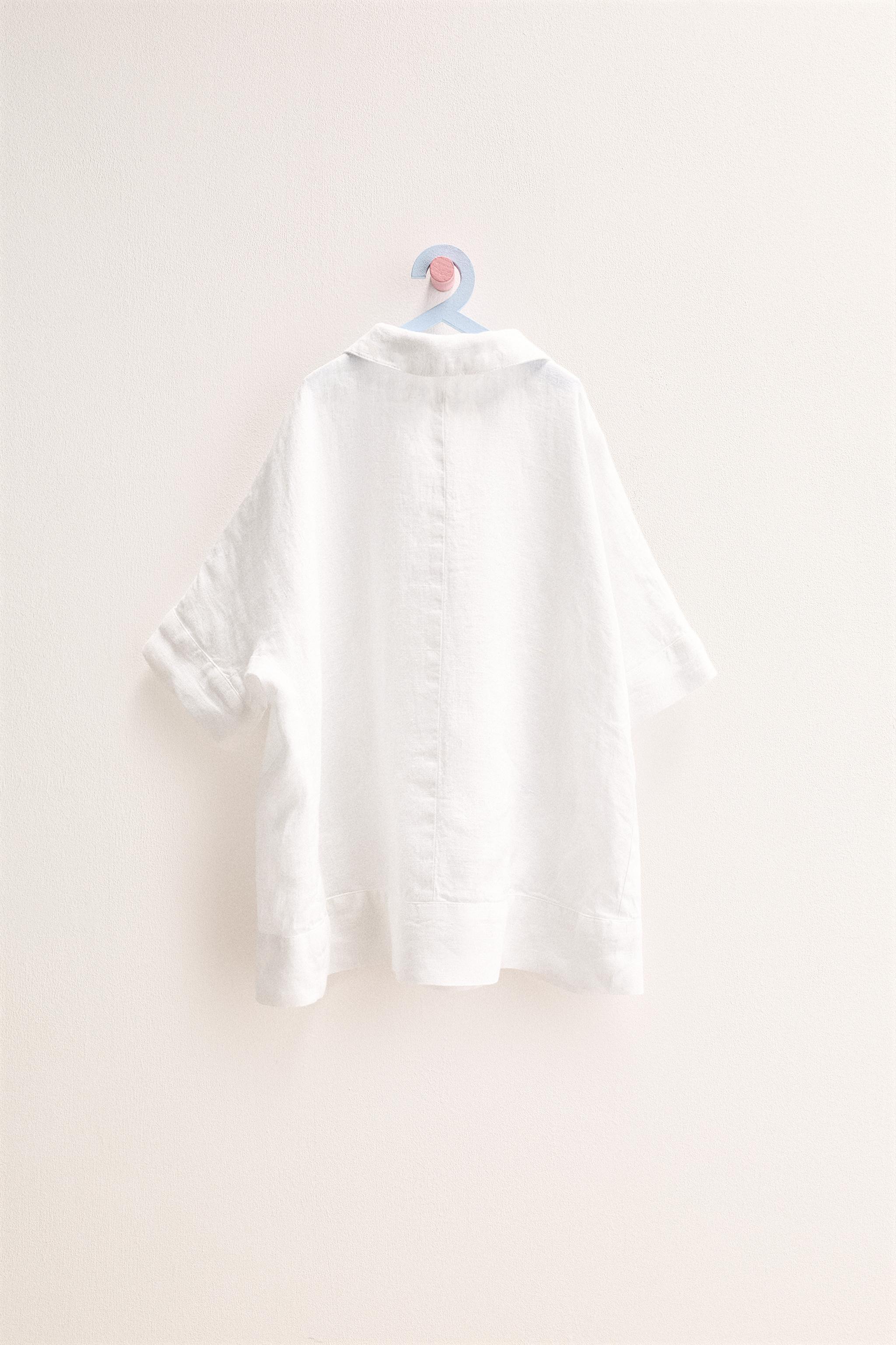 ZARA TIMELESS - 100% LINEN SHIRTDRESS