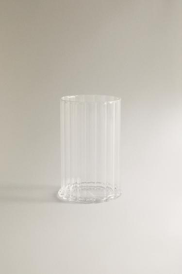 BOROSILICATE TOOTHBRUSH HOLDER - Transparent by Zara