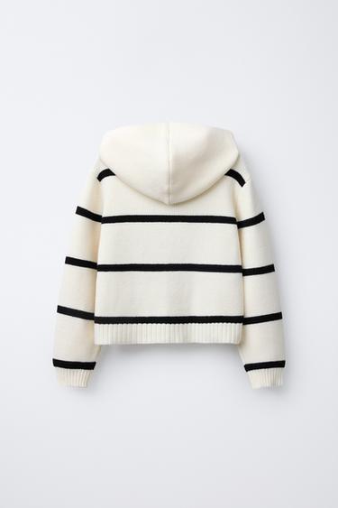 ZIP-UP CARDIGAN - striped by Zara - Image 1