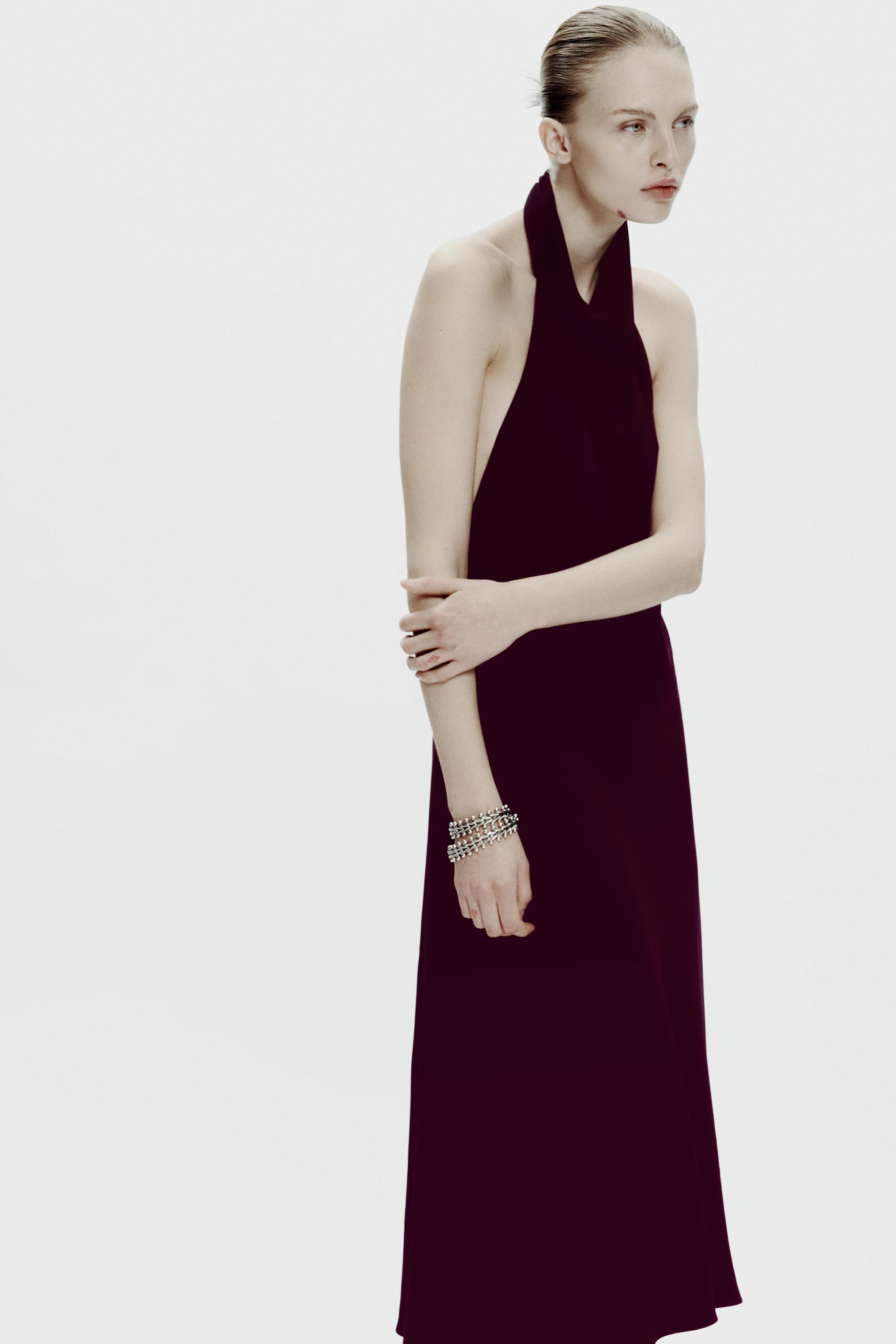 ZARA ZW COLLECTION ホルターネックワンピース 2524/235 ZARA】ZW COLLECTION ホルターネックワンピース |2524/235/681