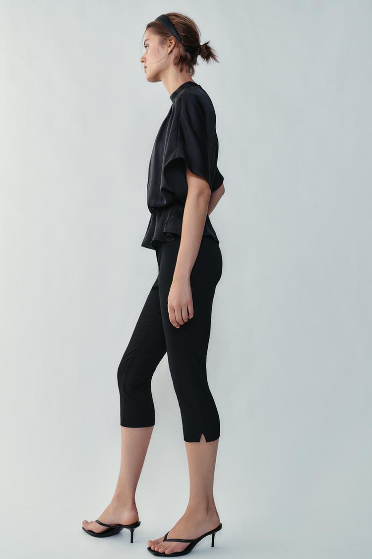 Blusa de satén drapeado 3