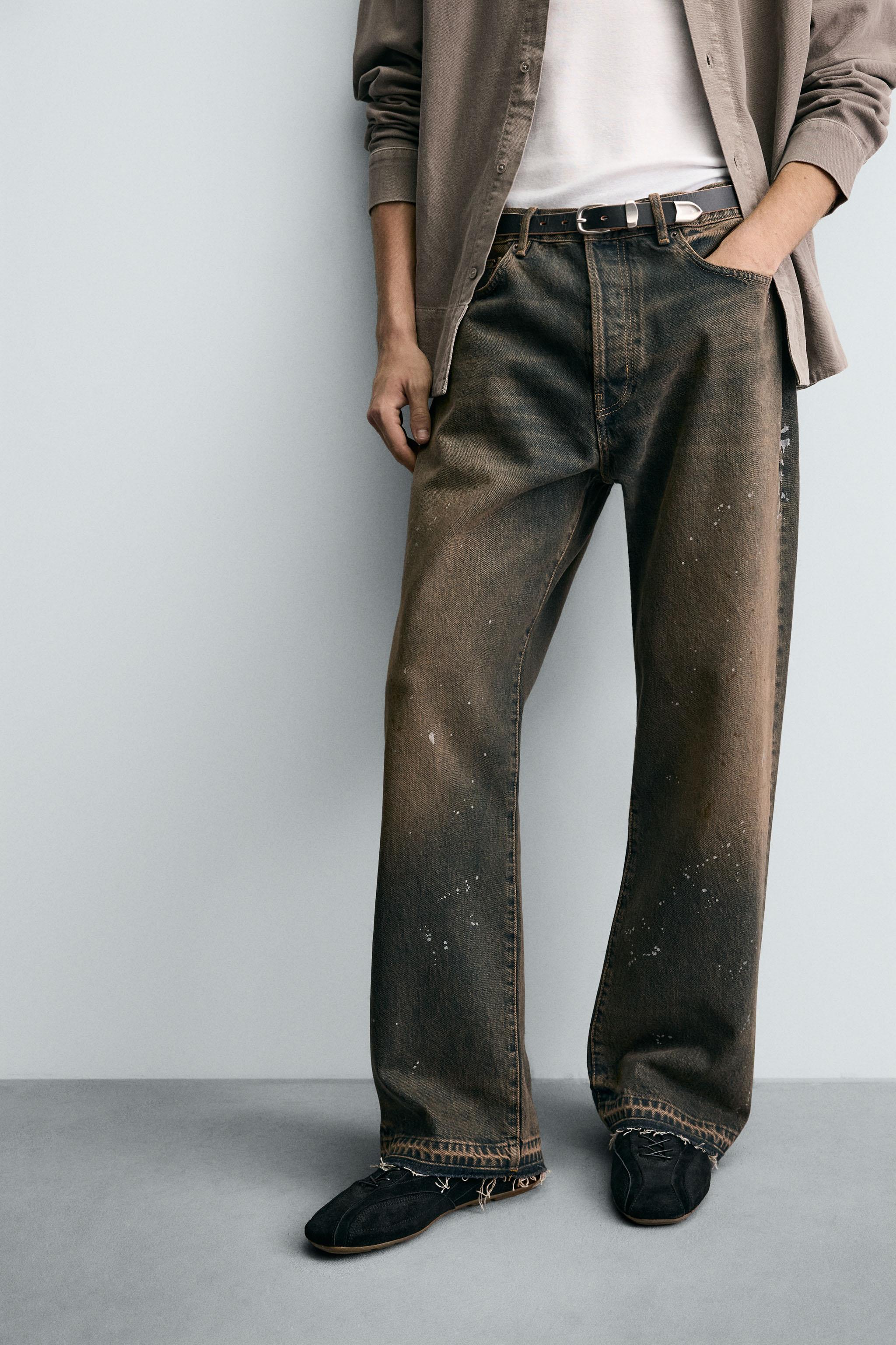 SPLATTER LOOSE FIT JEANS