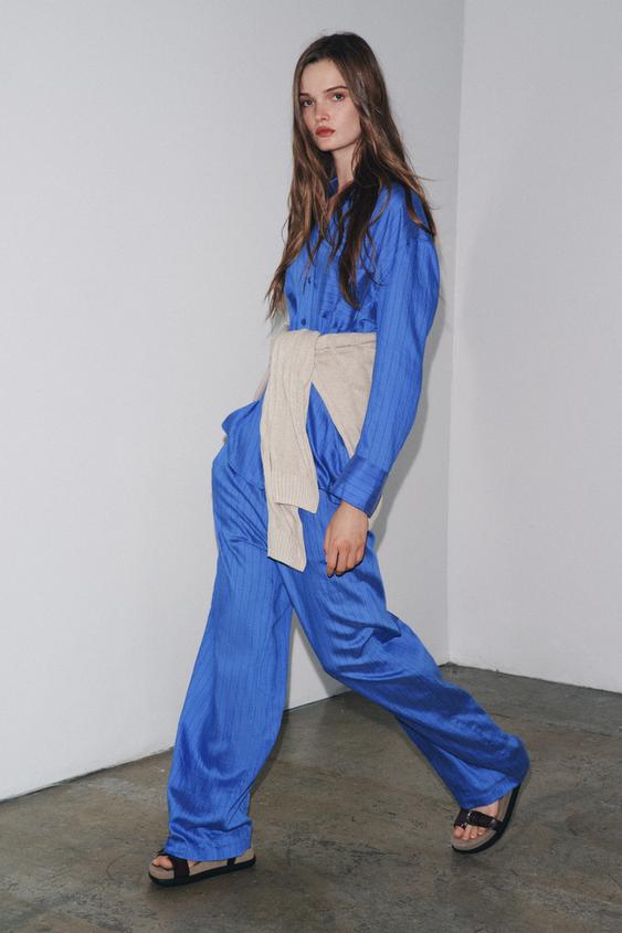 STRIPED PAJAMA PANTS