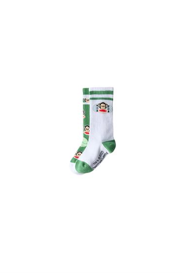Zara TWO-PACK OF PAUL FRANK ® LONG SOCKS - Green