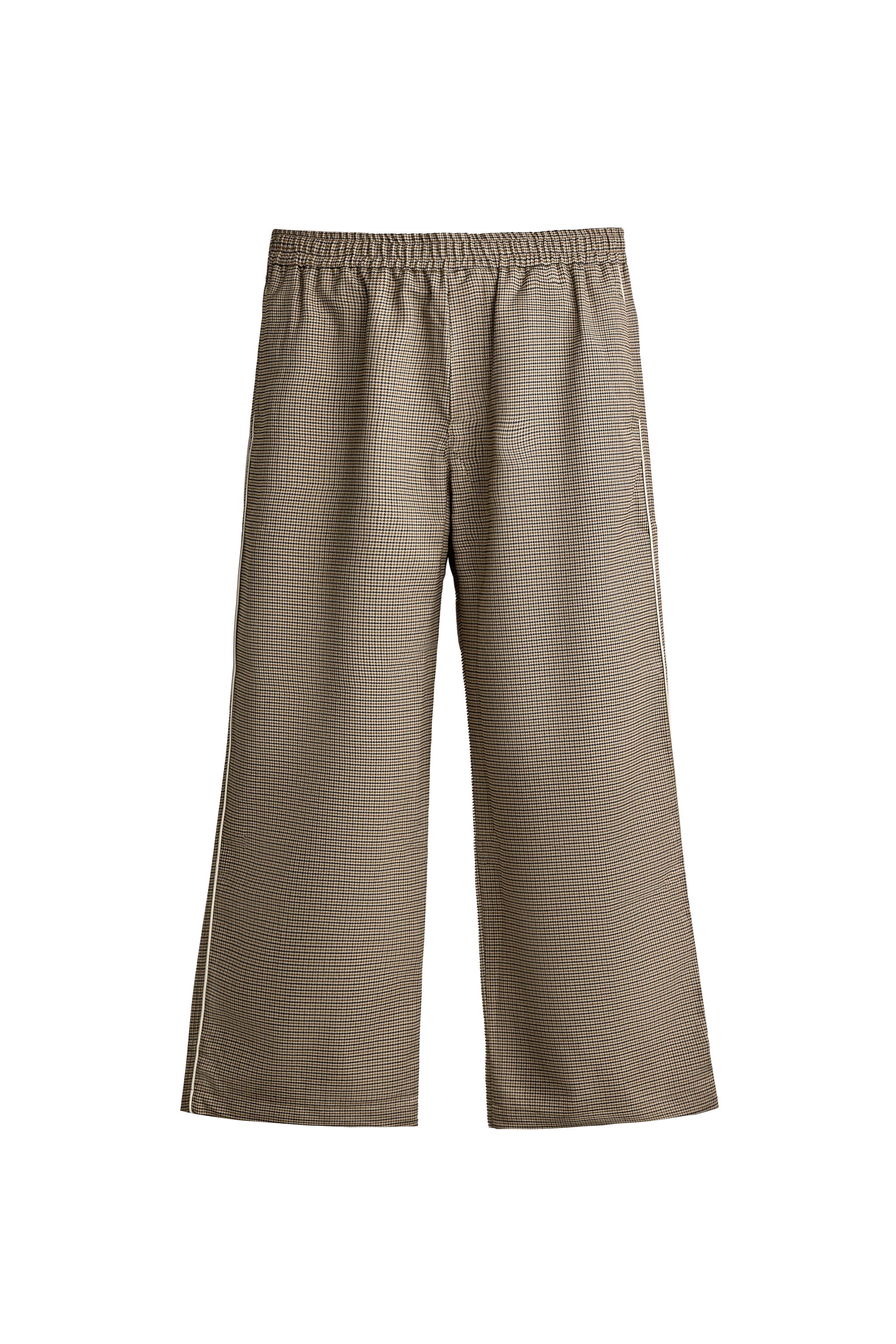 PANTALÓN RELAXED FIT PATA DE GALLO CONTRASTE