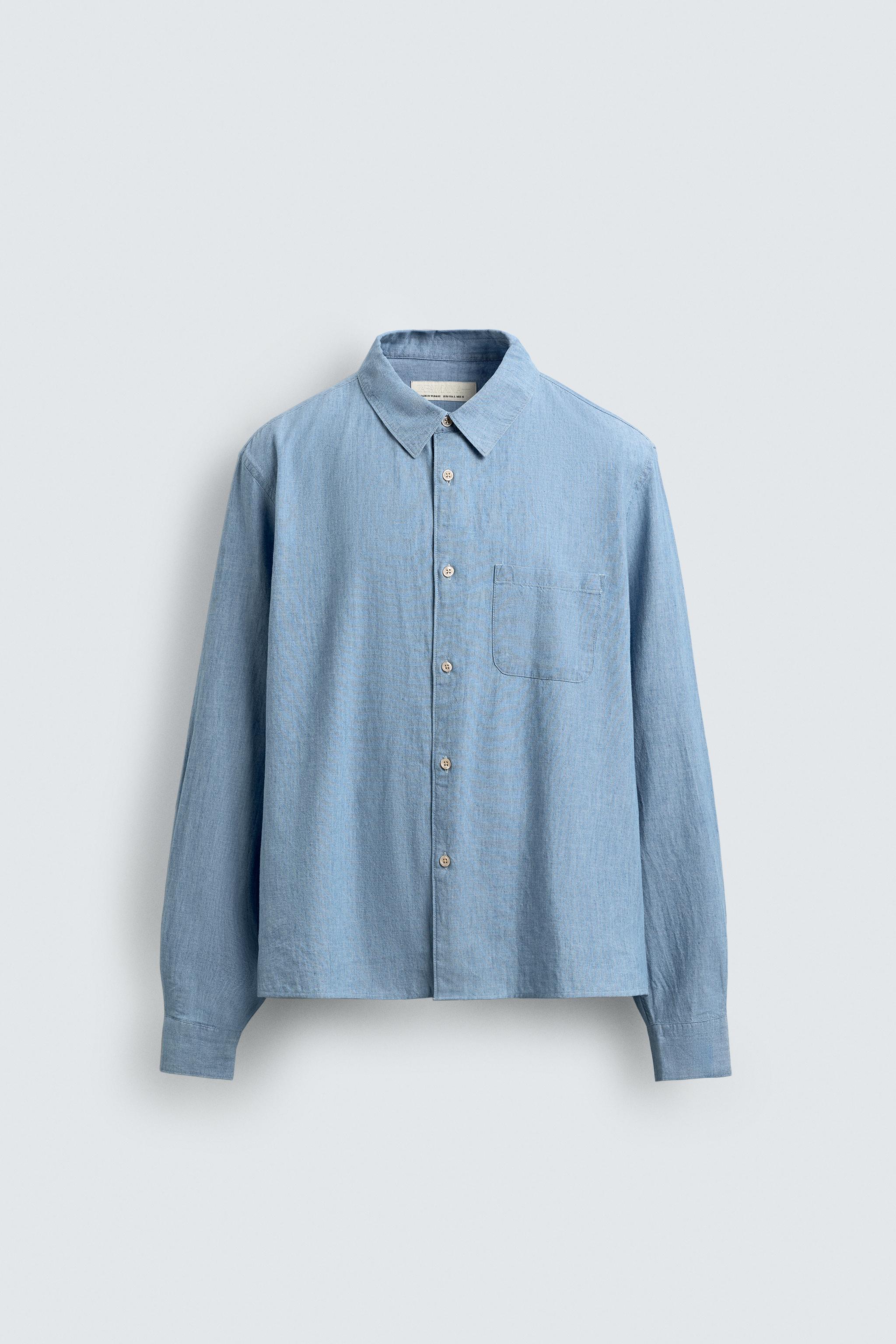 REGULAR FIT CHAMBRAY SHIRT