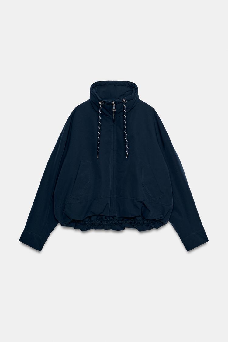 WATER-REPELLENT PADDED HOODIE
