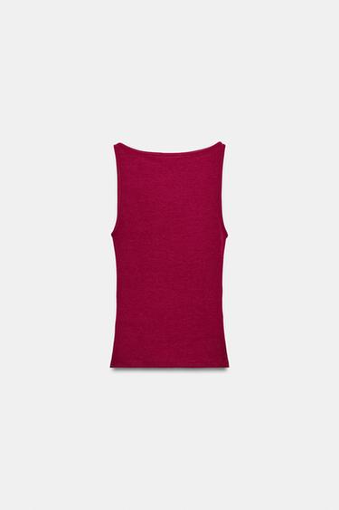 CAMISETA MINIMAL MANGA SISA - Fresa de Zara