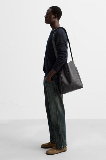 BOLSO SHOPPER - Negro de Zara - Imagen 0