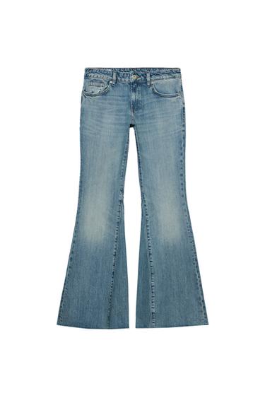 JEANS TRF FLARE EXTRA CONFORT TIRO BAJO - Marino de Zara
