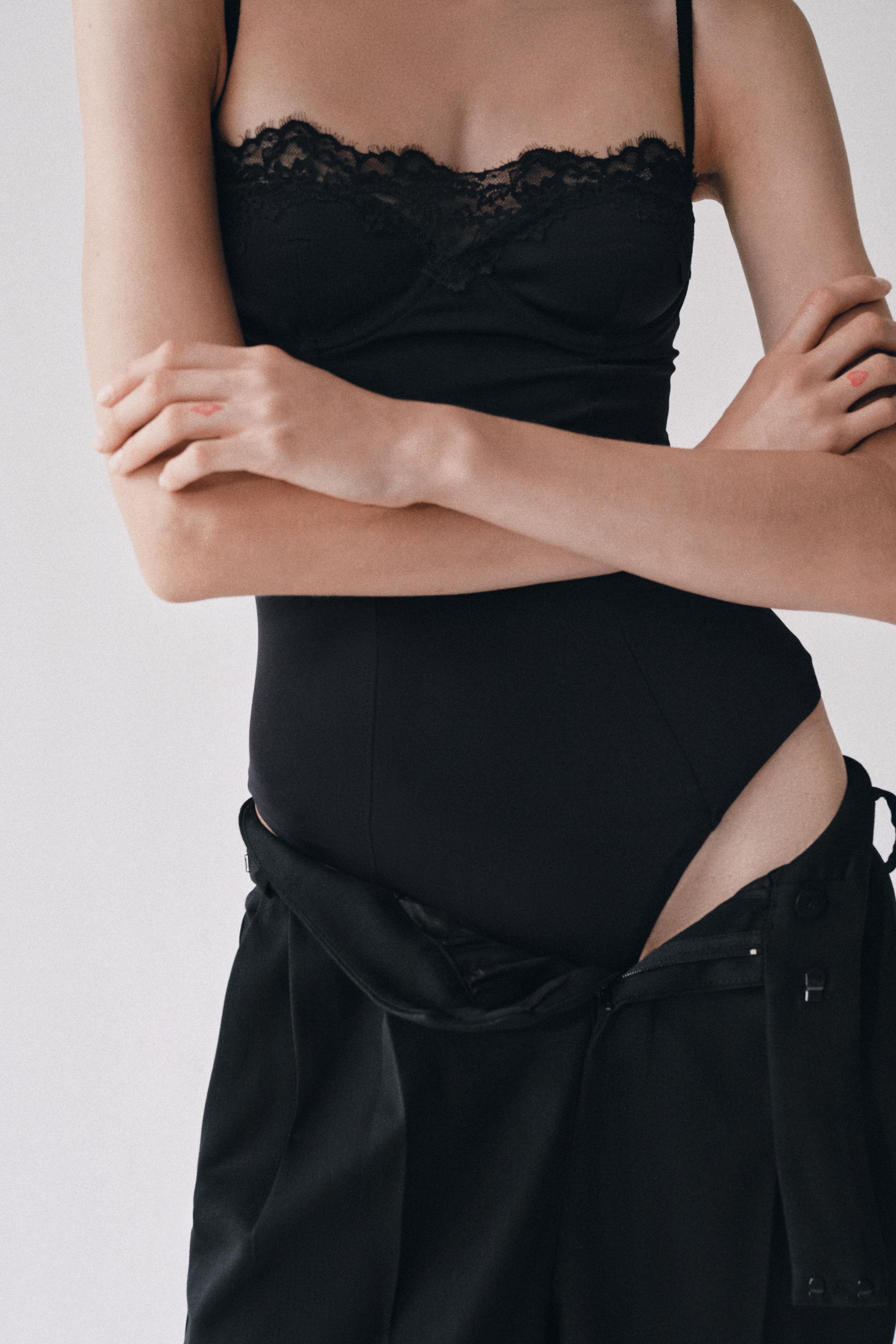 Zara Dantelli Balenli Body görsel 2