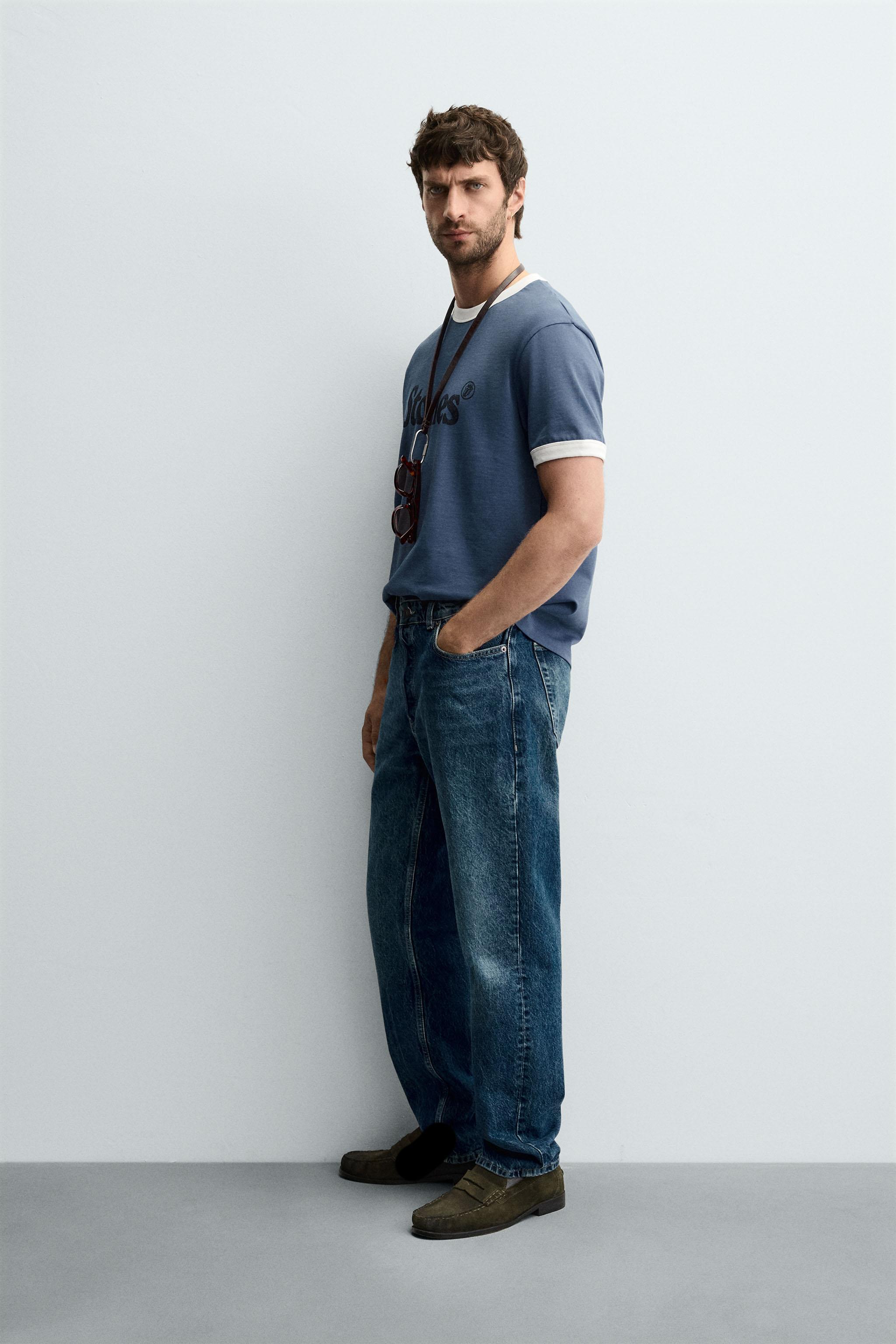 THE ROLLING STONES ® T-SHIRT - Mid-blue | ZARA United States