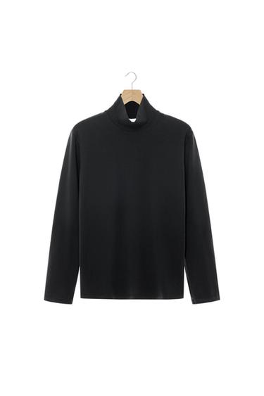 CAMISETA CUELLO PERKINS - Marino oscuro de Zara