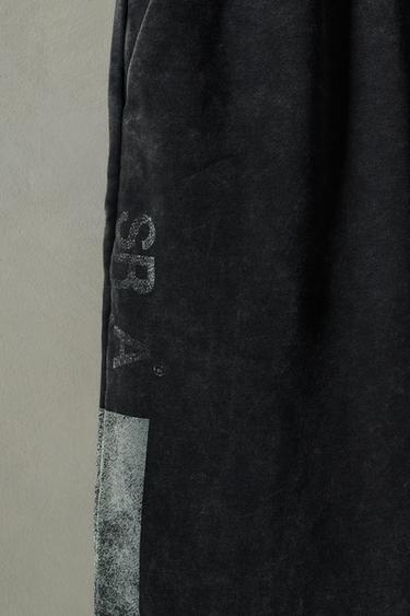 PANTALON JOGGER IMPRIMÉ X SR_A - Anthracite foncé de Zara - Image 2