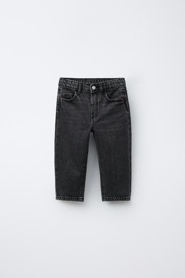 JEAN MOM FIT - Noir de Zara