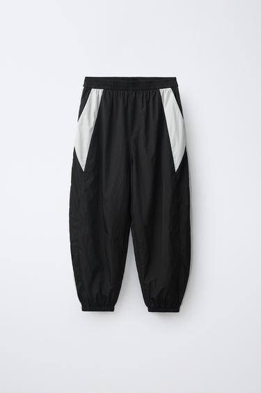 COMBINED NYLON PANTS — Black 1
