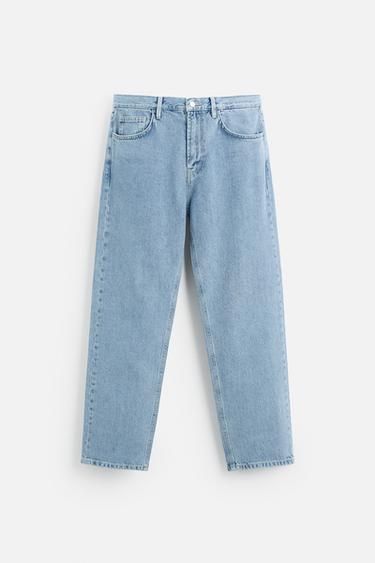 DŽÍNY SLIM FIT - střední modrá od Zara