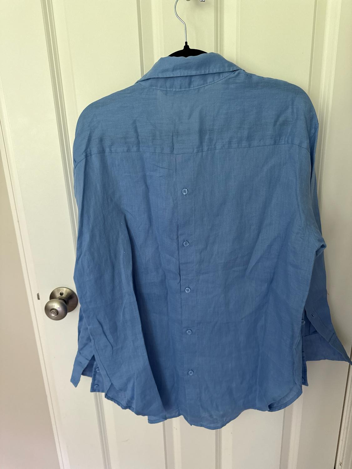BUTTONED LINEN SHIRT - Image 2