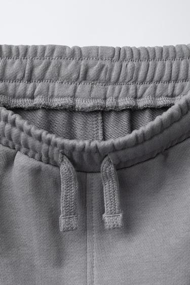 SLOGAN PRINT SWEATSHIRT AND JOGGERS SET - Light grey by Zara - Image 7