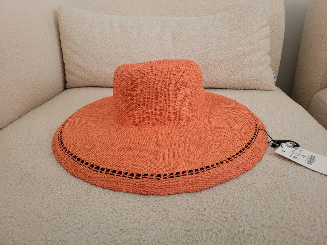 COLOURED WOVEN HAT - Image 3